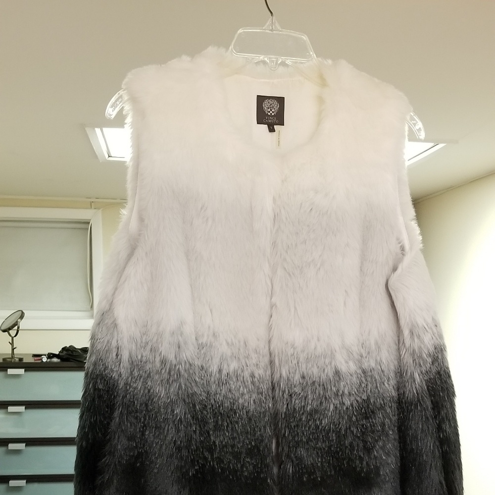 Faux fur vest